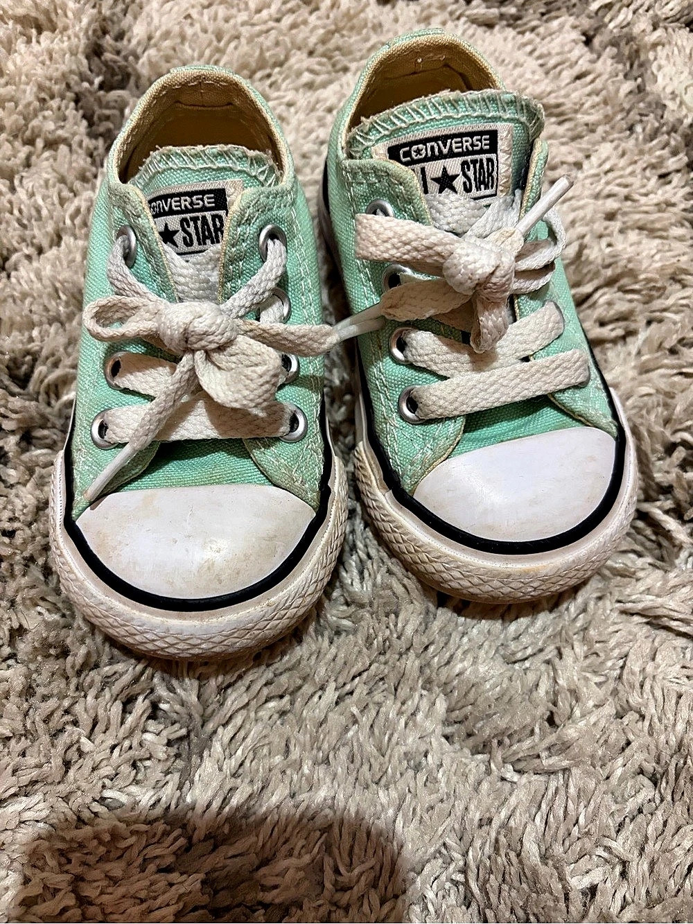 Converse Chuck Taylor All Star Low Top Mint Green & White Sneakers
